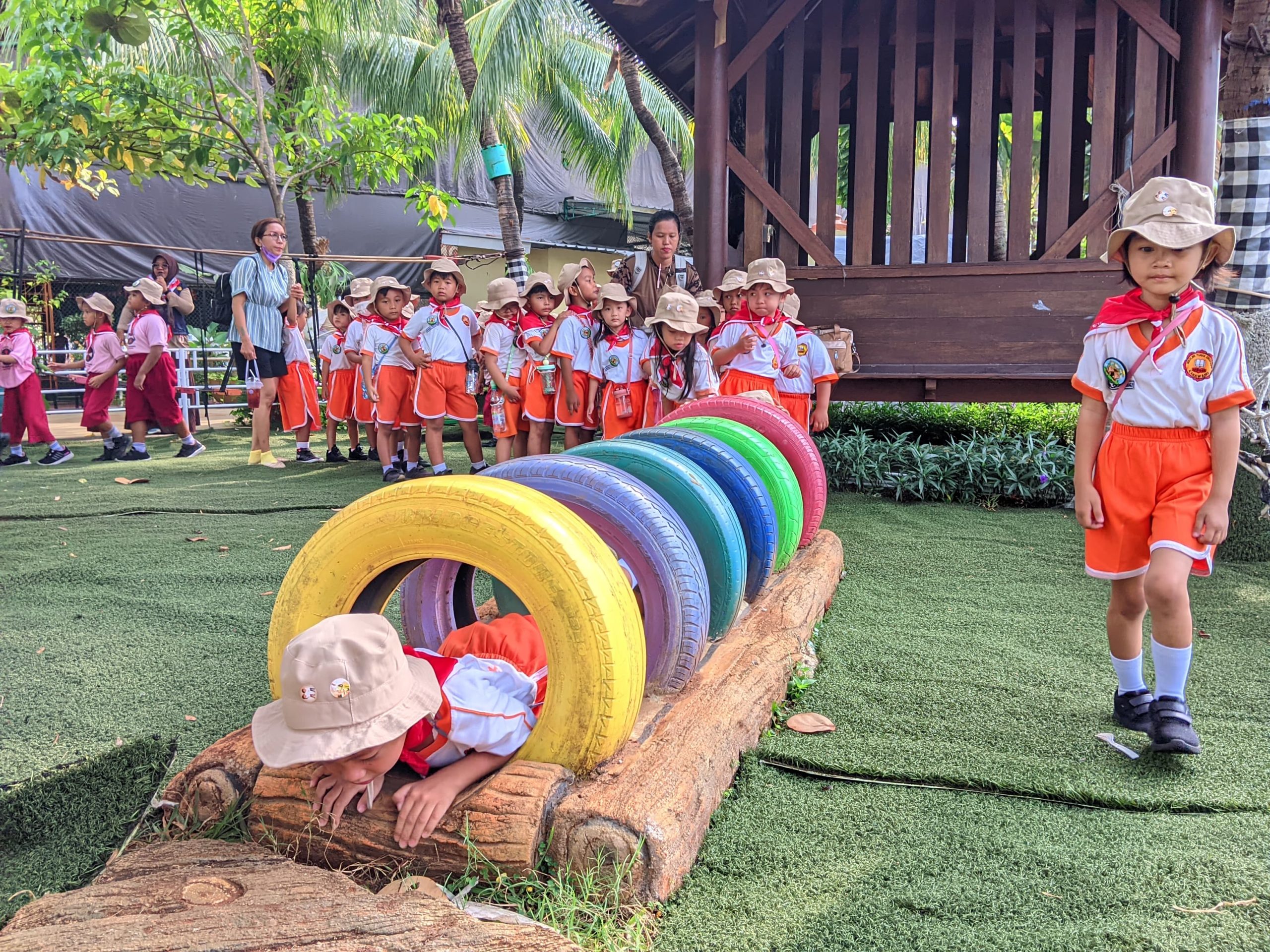 Serunya Kegiatan Prasiaga TK Tunas Dharma Bersama IGTKI Karawang di Wonderland Waterpark